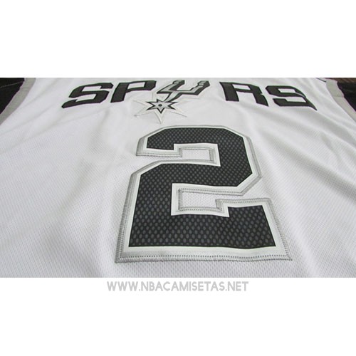 Camiseta Nino San Antonio Spurs Kawhi Leonard NO 2 2017-18 Blanco